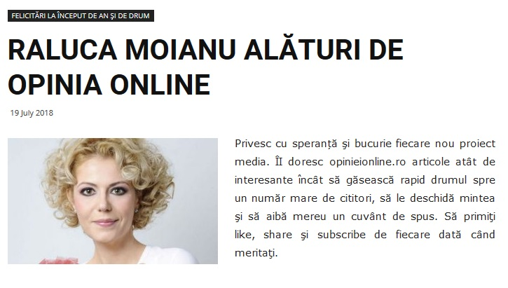 Anunțul făcut de Raluca Moianu cu doar câteva ore înainte să se afle că fostul ei soț, Marius Ancuța, a murit. S-au împăcat și locuiau împreună