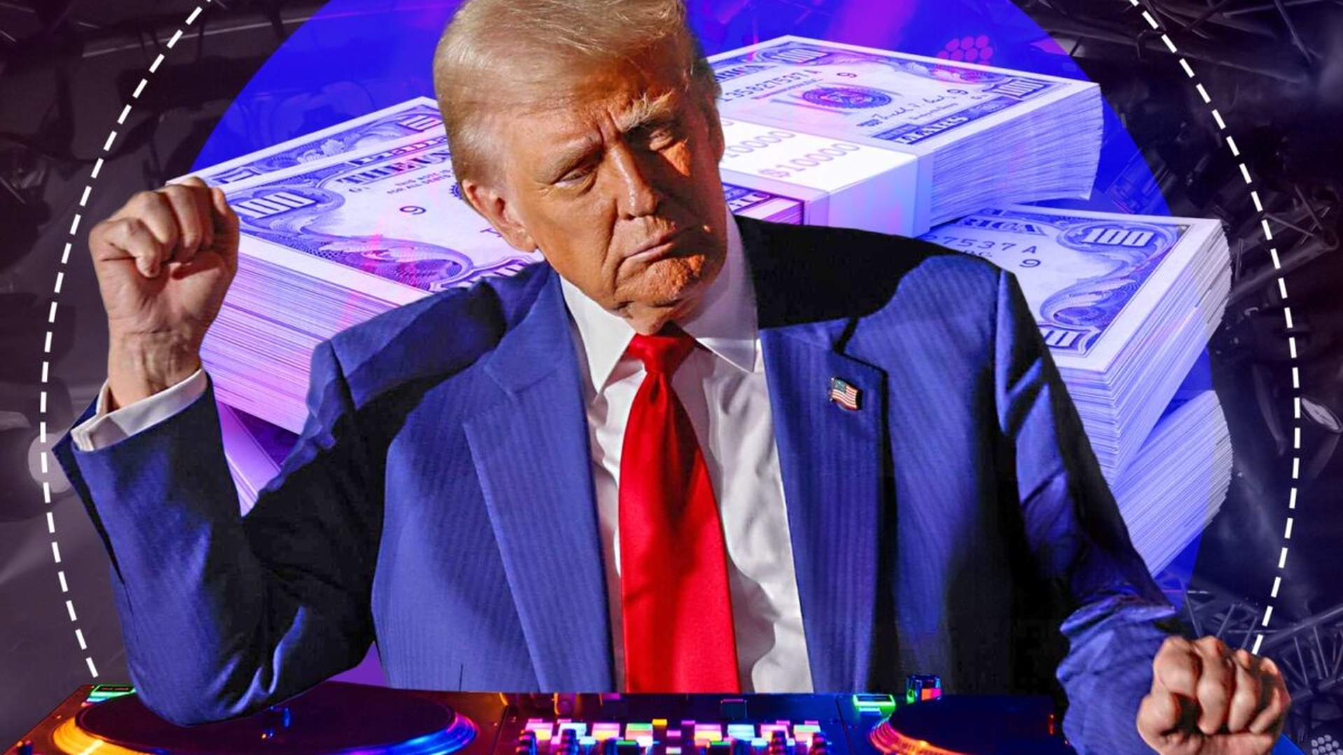Petrecere exclusivistă la Mar-a-Lago: Cât i-a costat pe invitați să petreacă de Crăciun cu Donald Trump în rol de DJ!