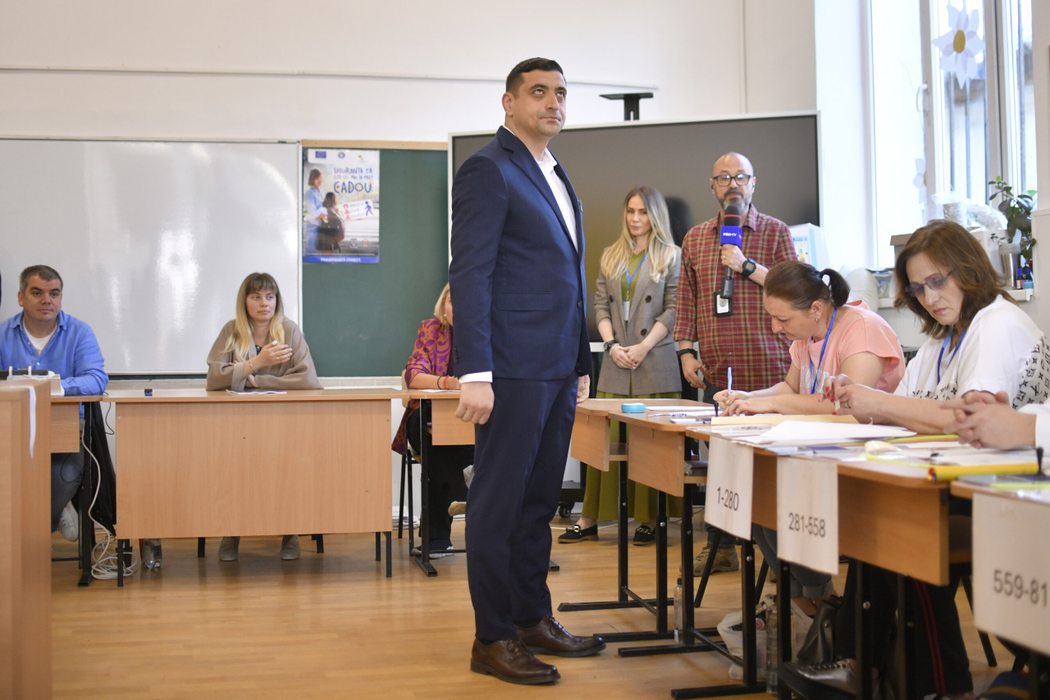 George Simion și Călin Georgescu, împreună la vot! Primele declarații: ”Să facem dreptate pentru România”
