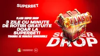 (P) Flash Super Drop! Ai 3 zile cu rotiri gratuite, doar la Superbet