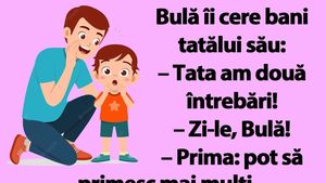 BANC | Bulă îi cere bani tatălui său
