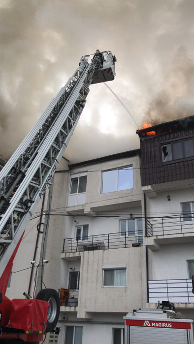 Incendiu puternic la Chiajna, în aceste momente