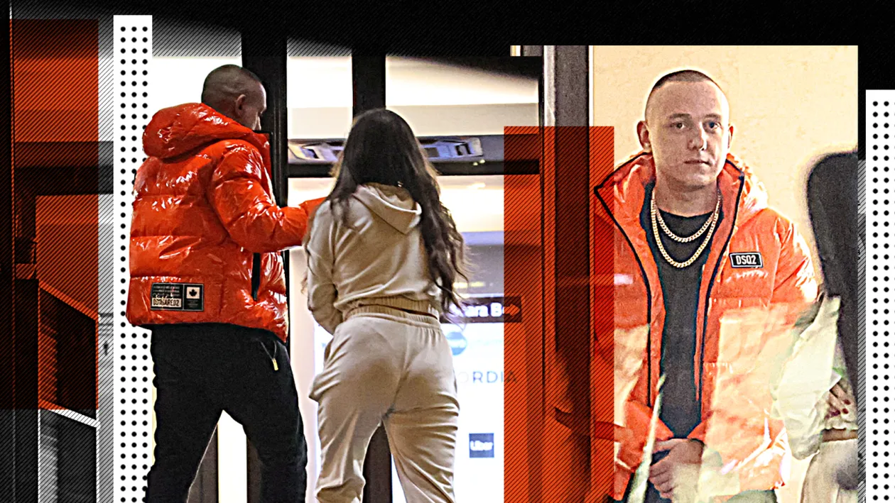 Face ”Videochatistul” încă o ”victimă”? Vlad Obu a anturat o brunetă pe Primăverii și a urcat cu ea în bloc! Se tatuează și ea cu numele lui?