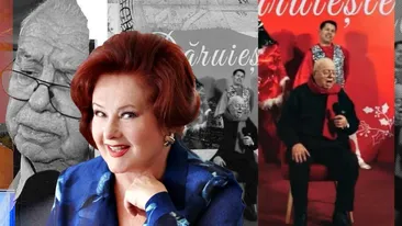 Alexandru Arșinel, tot mai trist fără Stela Popescu De Sărbători, maestrul a cântat stând pe scaun, după ce a încercat să ducă spectacolul pe picioare