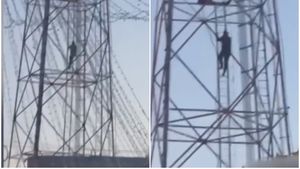 Un bărbat din Tecuci a pierdut la păcănele și, de supărare, s-a urcat pe un releu. A amenințat că se aruncă dacă nu primește banii înapoi