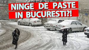 Ninge de Paște în București?! Meteorologii EaseWeather au modificat prognoza