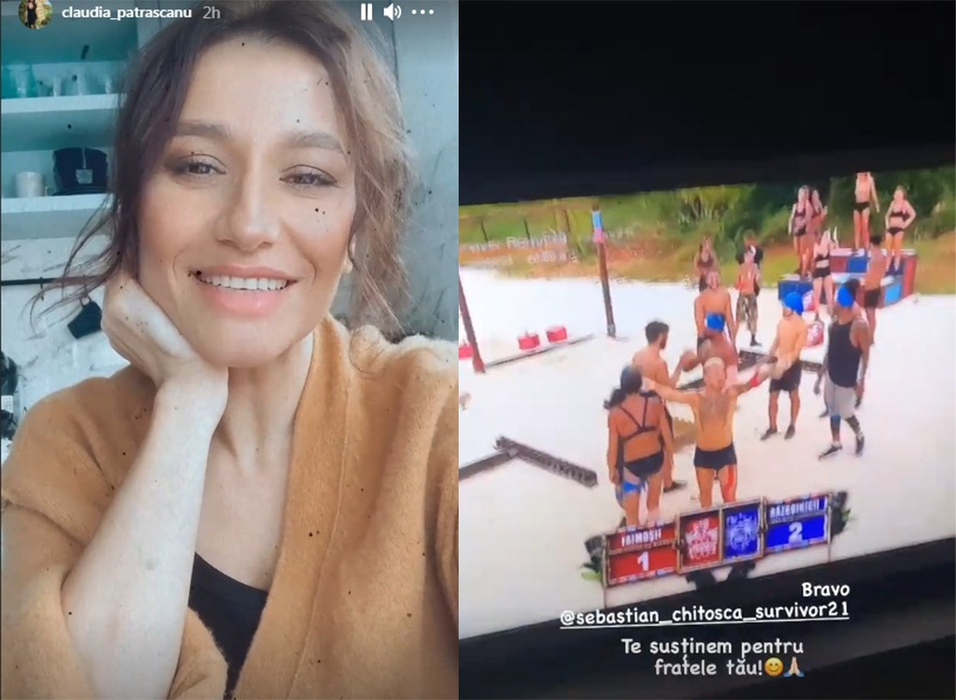 Cu ce ”Faimos” de la Survivor ține Claudia Pătrășcanu? Cum s-a manifestat atunci cînd favoritul ei a câștigat