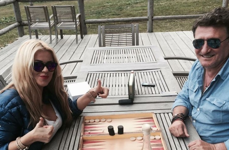 Celebrul Liviu ”Moshu”, la masă cu Nicoleta Ilie