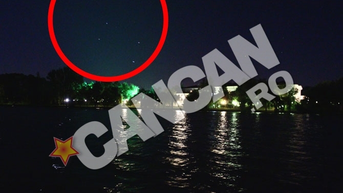 Semn de bun augur pentru miri! Carul Mare era deasupra Palatului Snagov cand a inceput petrecerea !
