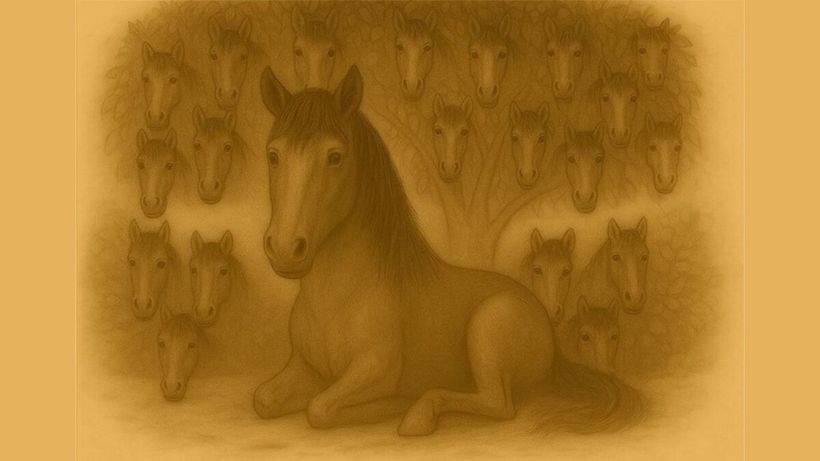 Test de inteligență | Câți cai sunt, de fapt, în această iluzie optică?