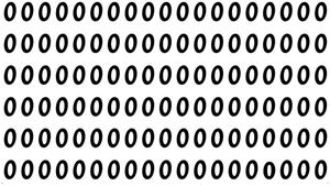 Iluzie optică virală | Găsiți cifra 0 "camuflată" în această imagine. 98 dintre 100 de oameni nu reușesc!