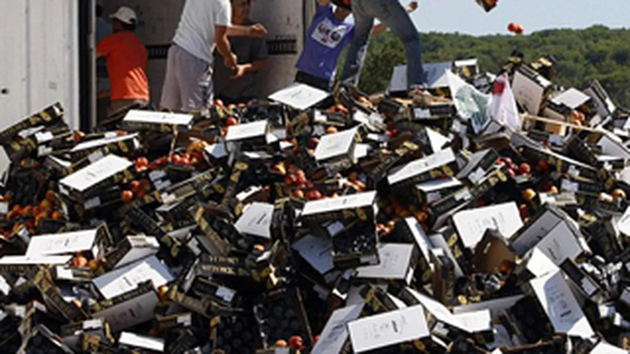 Fermierii francezi distrug produsele spaniolilor