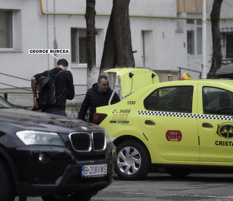 Soțul vedetei a fost ajutat de șoferul taxiului