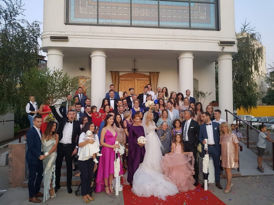 Andreea Bălan și George Burcea au avut 200 de invitați la nunta lor și botezul Clarei © CANCAN.RO