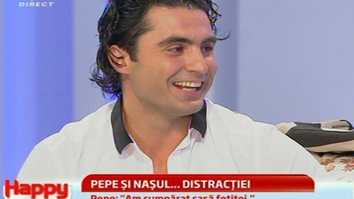 VIDEO De astazi, Pepe e proprietar de vila in Pipera: "Am cumparat casa fetitei mele!"