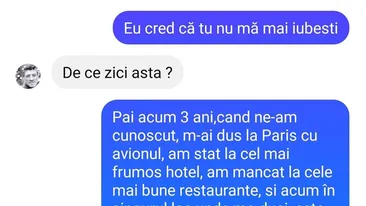BANCUL ZILEI | Eu cred că tu nu mă mai iubești