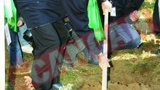 Basescu a plantat salcami pentru toata familia