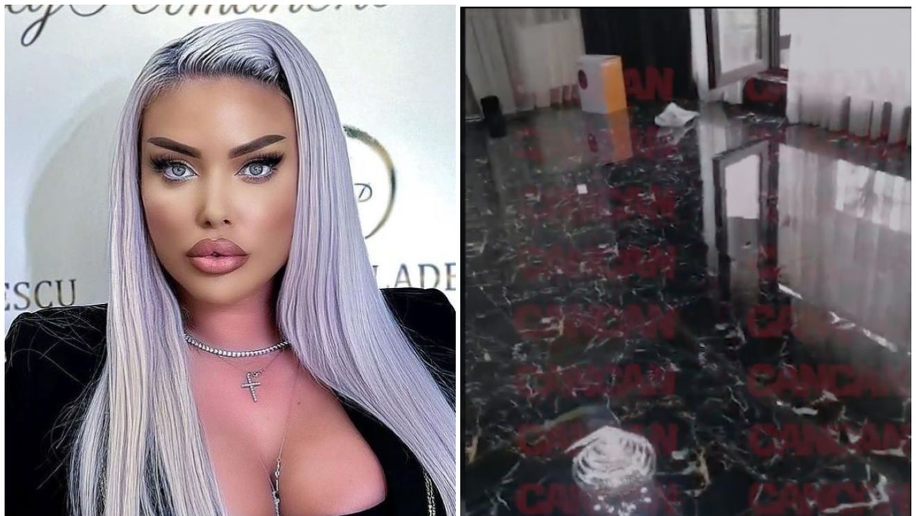 Ce a mai rămas din penthouse-ul de 500.000 de euro al Loredanei Chivu, după ce fostul iubit a făcut prăpăd! VIDEO