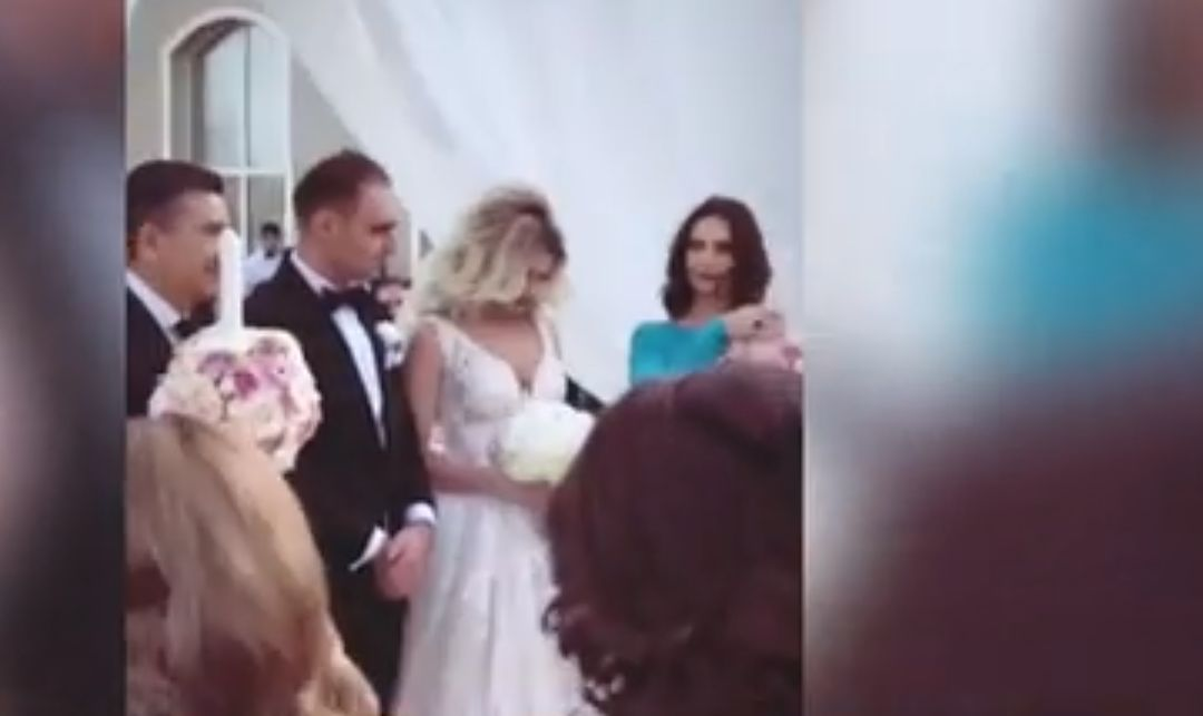Andreea Berecleanu a fost nașă la cununia unor prieteni