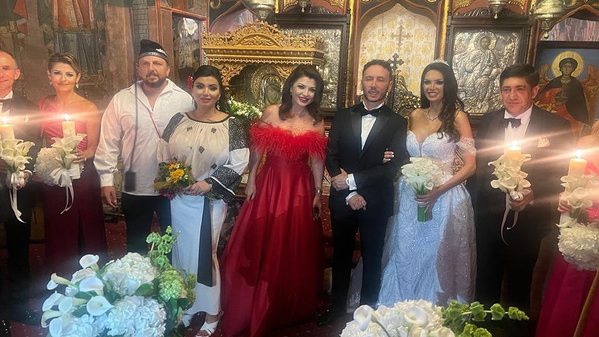 Cristina Spătar s-a căsătorit, iar rochia de mireasă luat ochii tuturor. Imagini cu artista când i-a spus DA lui Vicențiu Mocanu
