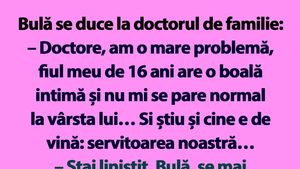 BANC | Bulă se duce la doctorul de familie: "Am o mare problemă"
