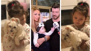 Imaginile tristeții! Fiica lui Victor Slav și a Biancăi Drăgușanu, afectată de despărțirea părinților