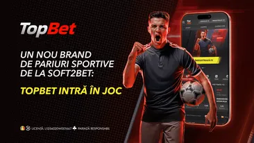 (P) TopBet intră în joc: Noul brand de pariuri sportive marca Soft2Bet din România