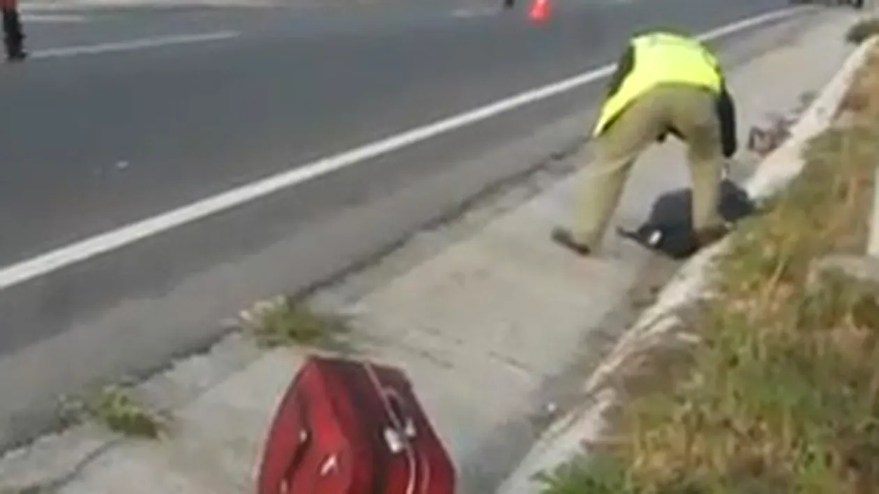 VIDEO O stripteuza a murit calcata de un tir! N-am mai apucat sa ii spun sa se fereasca