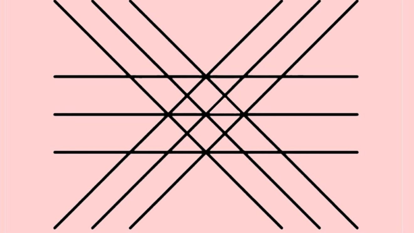 TEST IQ | Doar un geniu poate spune câte triunghiuri sunt, în total, în această imagine