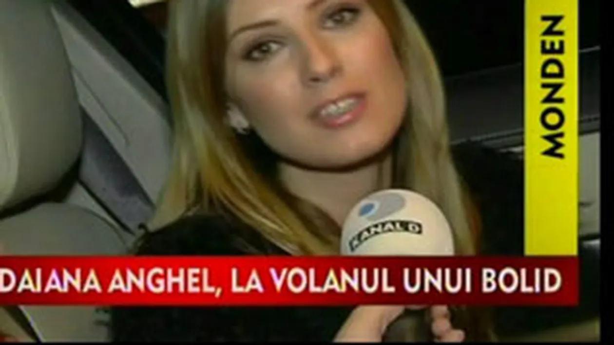 VIDEO Daiana Anghel face parcari pentru a demonstra ca este o soferita buna! Am incurcat putin circulatia