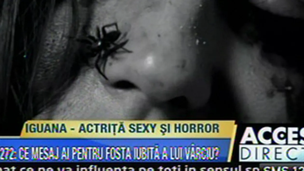 Iguana despre scenele nud din filmul in care joaca! Nu am avut nicio problema cu ele! Mai greu a fost cand filmam cu insecte pe fata!