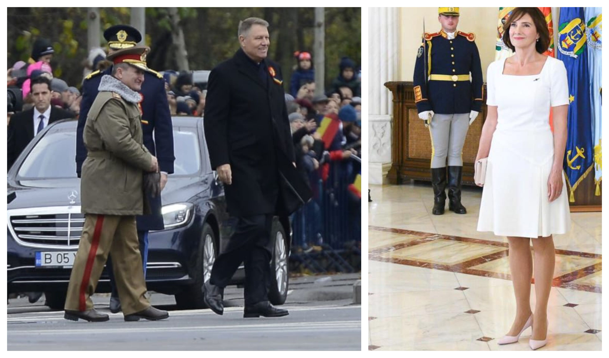 Klaus Iohannis a venit fără soția lui la parada militară din București. Gestul făcut de Carmen Iohannis pe Facebook înainte de Ziua Națională a României