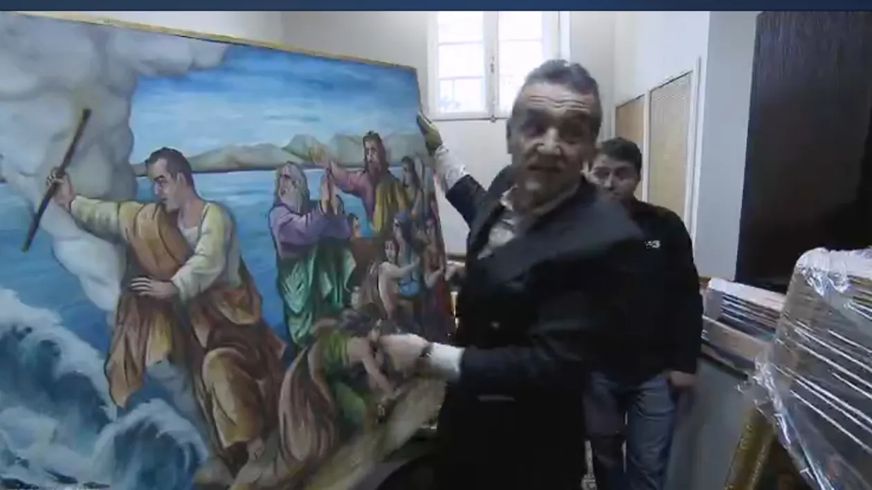 Cum il vad francezii pe Becali? “Are o figura a la Robert de Niro si palat ca Muzeul Rodin! Marea sa specialitate: sa dea bani