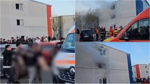 În ce stare se află victimele incendiului violent din Constanța? 9 persoane, transportate la spital după ce s-a activat Planul Roșu