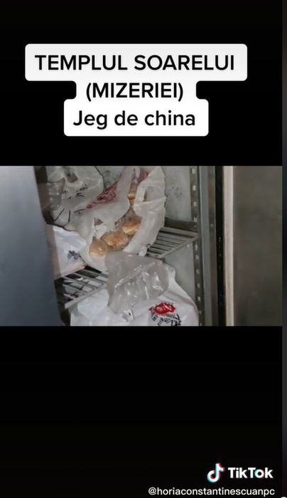 Șeful ANPC a sesizat o serie de nereguli în cadrul restaurantului „Templul Soarelui” din București. Sursă: captură video
