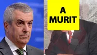 Doliu uriaș în România. Călin Popescu-Tăriceanu a făcut anunțul azi-noapte, la ora 0:30: Dumnezeu să-l aibă în pace