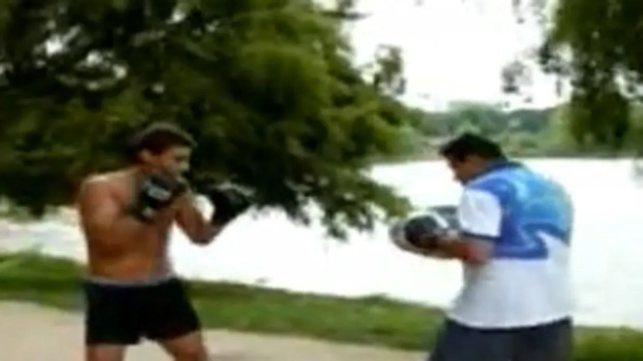 VIDEO Mircea Badea a facut schimb de pumni cu Marian Simion!