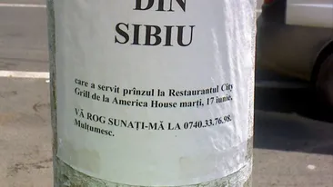 Dragostea nu are limite! Gestul inedit făcut de un tânăr din Sibiu! A umplut orașul cu afișe