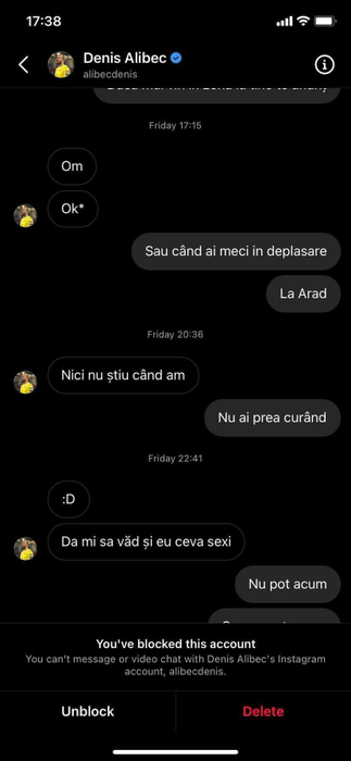 Cererea lui Alibec nu a fost deloc pe placul interlocutoarei sale