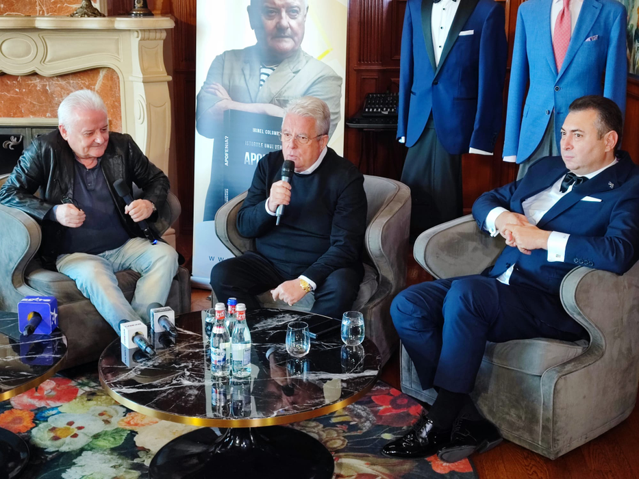 Irinel Columbeanu și-a lansat al doilea volum autobiografic, intitulat "Apofenia?" (Foto: CANCAN.RO)