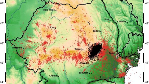 Cutremur mare în zona Vrancea, la ora 2:15. S-a simțit în mai multe orașe din România