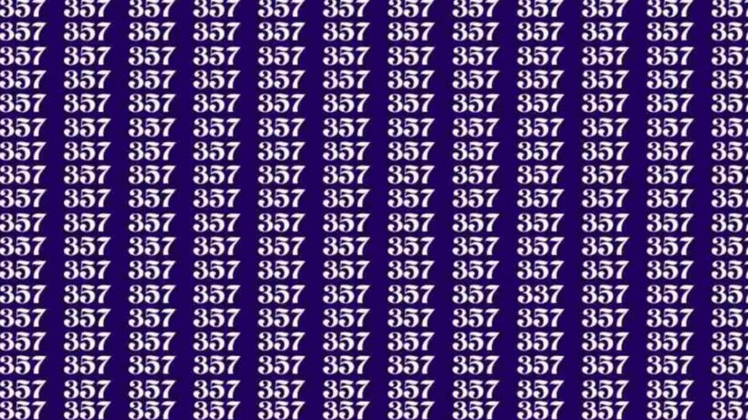 Iluzie optică | Doar cei cu ochi de vultur descoperă numărul 337 în 12 secunde