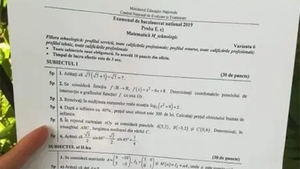 BACALAUREAT 2026 | Ce subiecte au picat la matematică. Exercițiul care i-a pus pe elevi în încurcătură