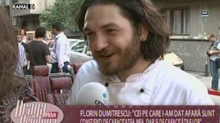 VIDEO Chef Florin Dumitrescu nu se teme de concurentii pe care i-a dat afara de la MasterChef: "Nu vor avea curajul sa comenteze!"