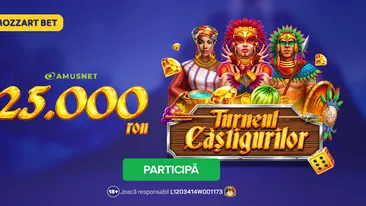 (P) 25.000 RON așteaptă să fie câștigați la Mozzart Bet în Turneul Câștigurilor – Amusnet