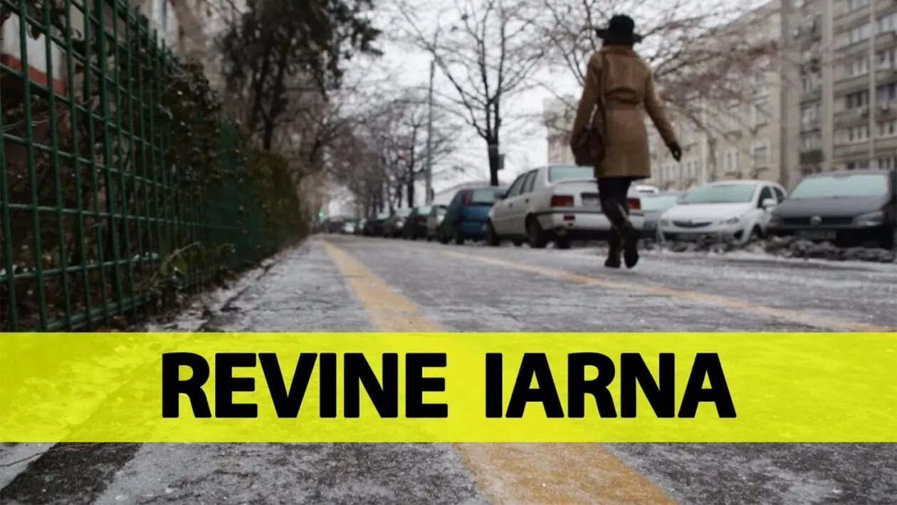 Revine iarna în București! Meteorologii Accuweather au modificat prognoza în România