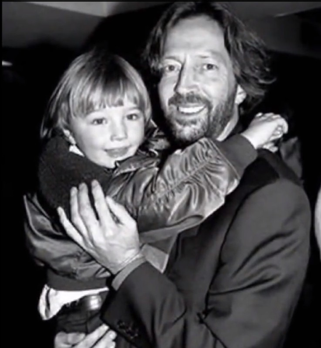 Eric Clapton și fiul său care a murit la numai patru ani