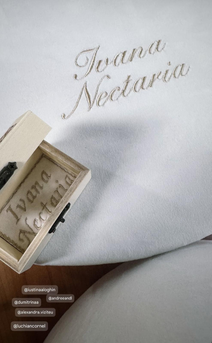 Imagini de la botezul Ivanei Nectaria, fetița lui Cornel și a Iustinei/ sursă foto: Instagram