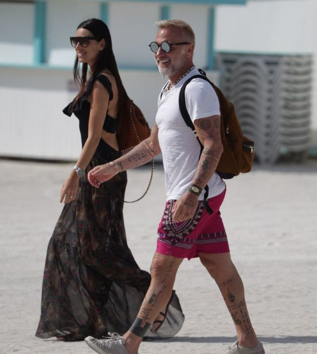 Aşa arată celebrul GIANLUCA şi iubita sa atunci când nu se filmează! Totul s-a întâmplat pe-o plajă din Miami