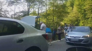 Imagini incredibile au fost surprinse de un vlogger pe Transfăgărășan. A oprit imediat mașina